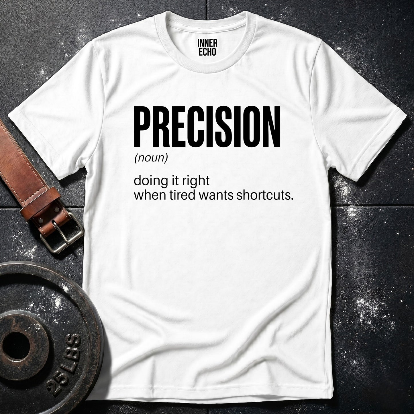 PRECISION (noun) — Tee