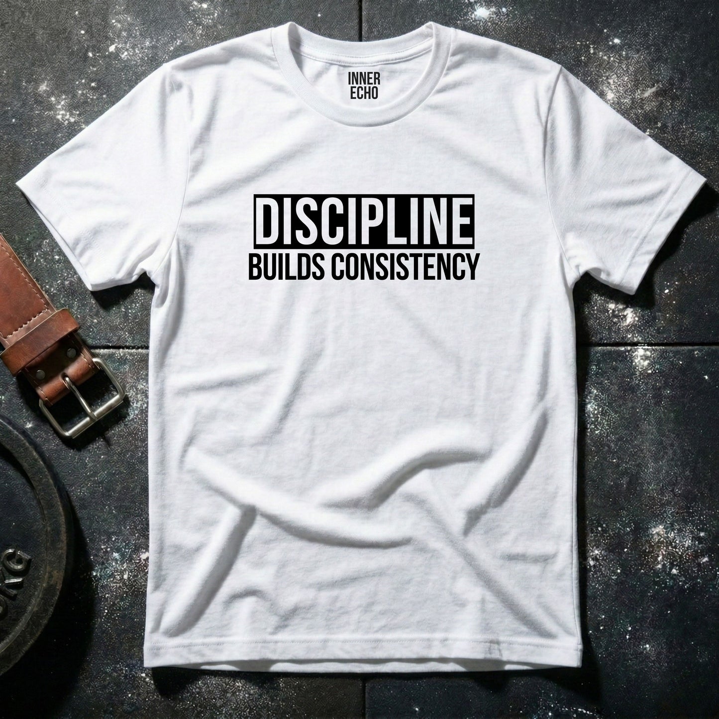DISCIPLINE Stripe — T-Shirt