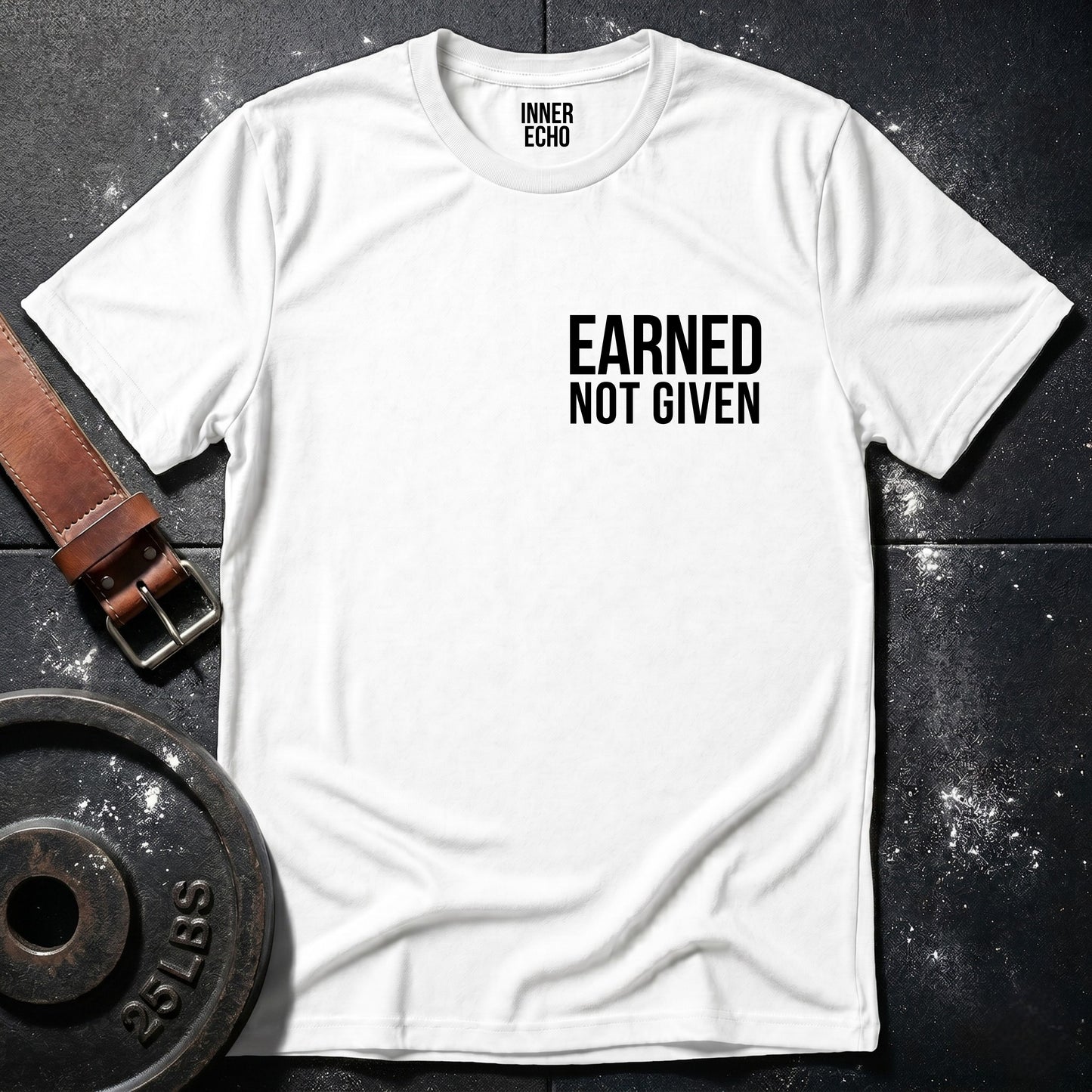 EARNED Chest Pocket — Tee